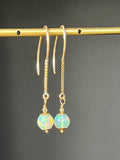 Mesmerizing Opal Marquis Delicate Drop Earrings