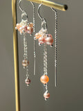 Candy Pearl Drip Threader Earrings by Studio MS